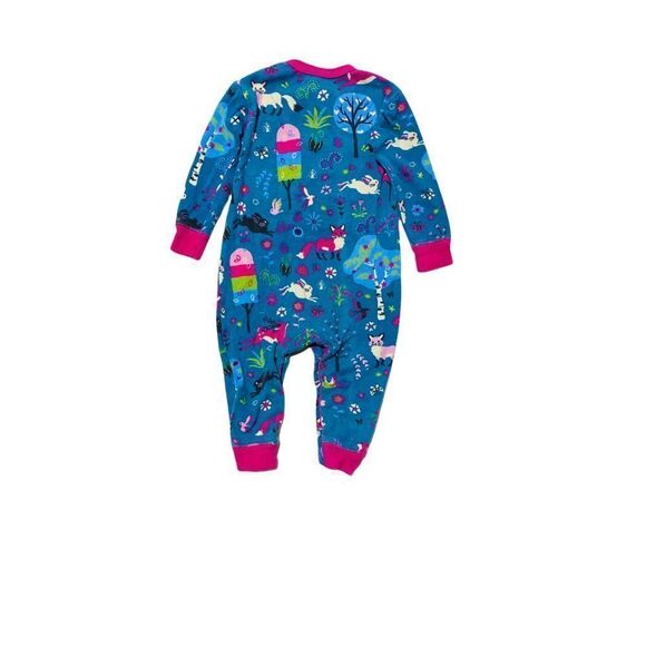 Little Blue House Forest Print Footless PJs - Picture 3 of 3